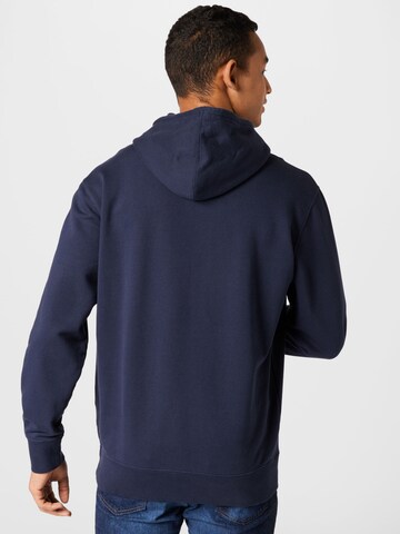 EDWIN Sweatshirt 'Sunset on MT Fuji' in Blauw