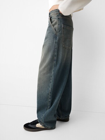 Wide leg Jeans di Bershka in blu