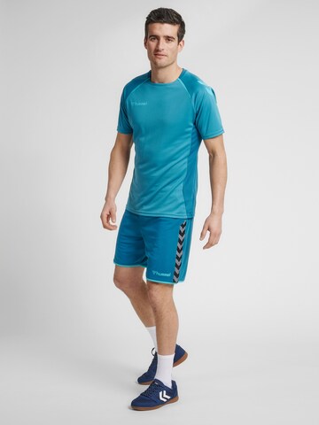 Hummel Regular Shorts 'Poly' in Blau