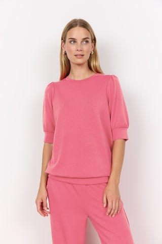 Sweat-shirt Soyaconcept en rose : devant