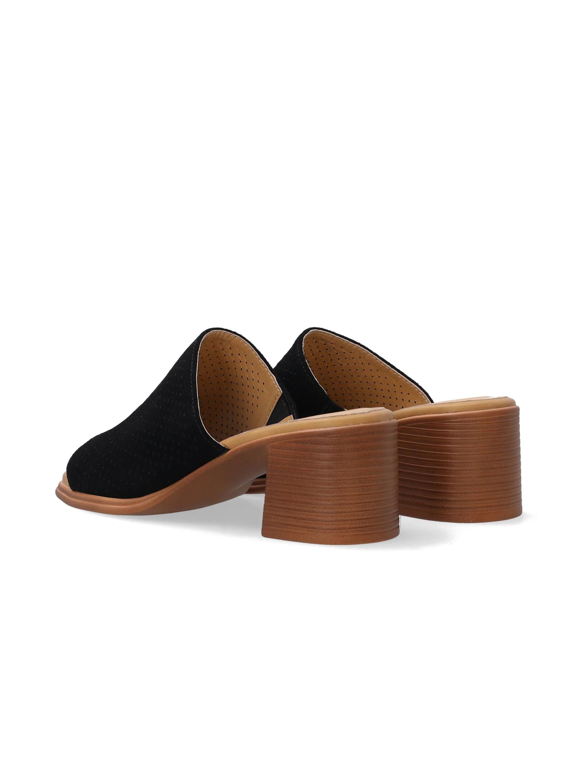 VENEZIA Mules in Black