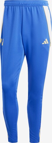 ADIDAS PERFORMANCE Regular Workout Pants 'Pitch 2 Street Messi' in Blue: front