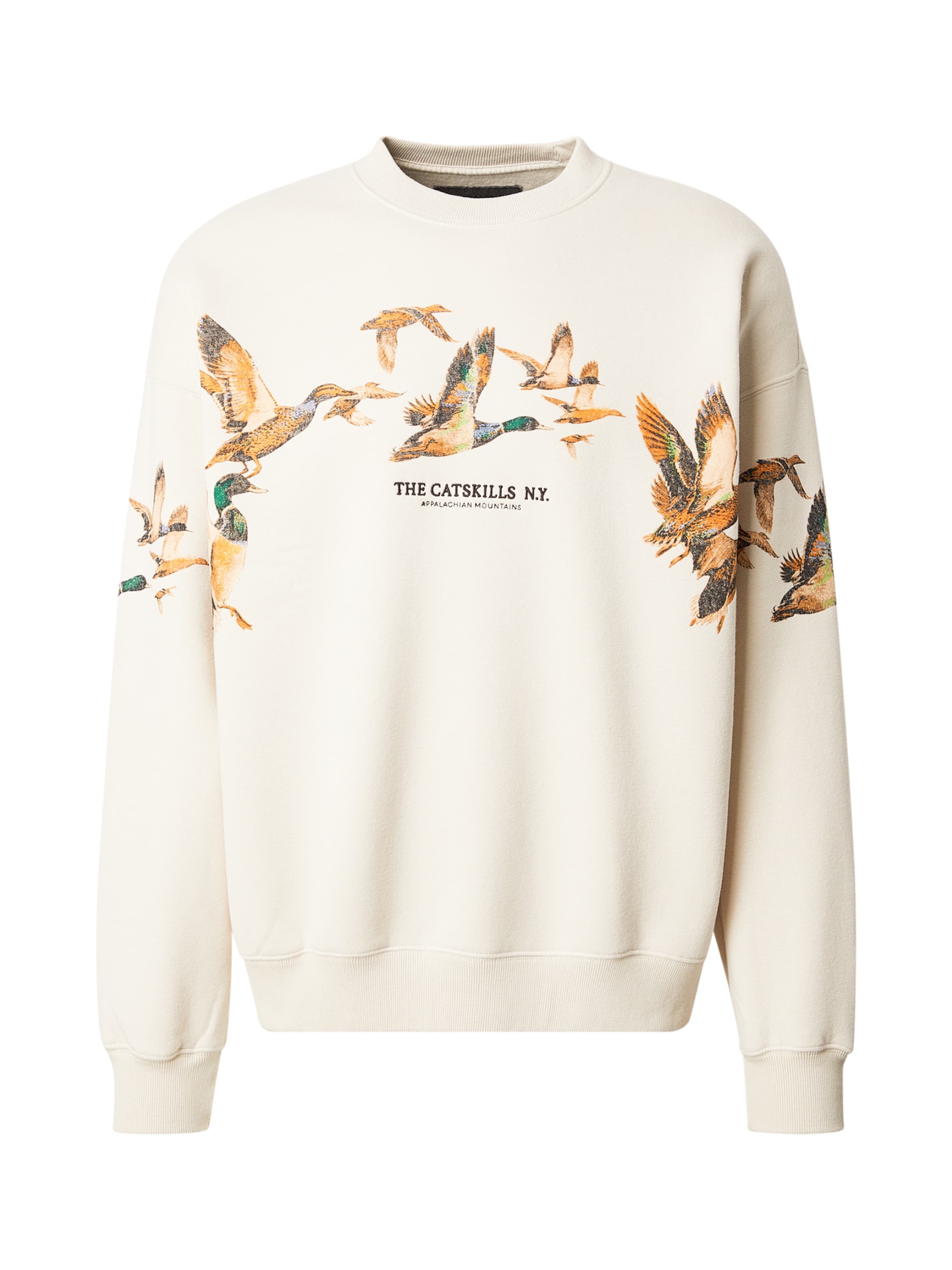 Abercrombie & Fitch Bluzka sportowa w kolorze jasny beż / brązowy / pueblo / czarnym, Podgląd produktu