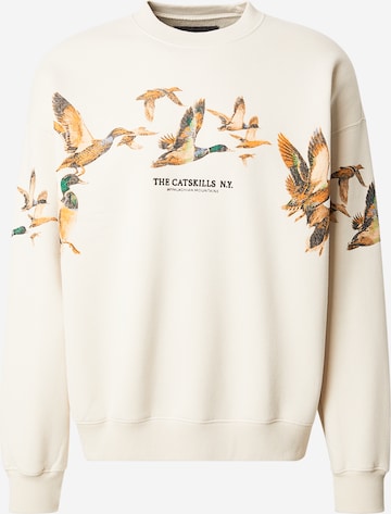 Abercrombie & FitchSweater majica - bež boja: prednji dio