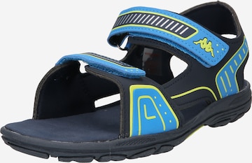 KAPPA - Zapatos abiertos 'PAXOS' en azul: frente