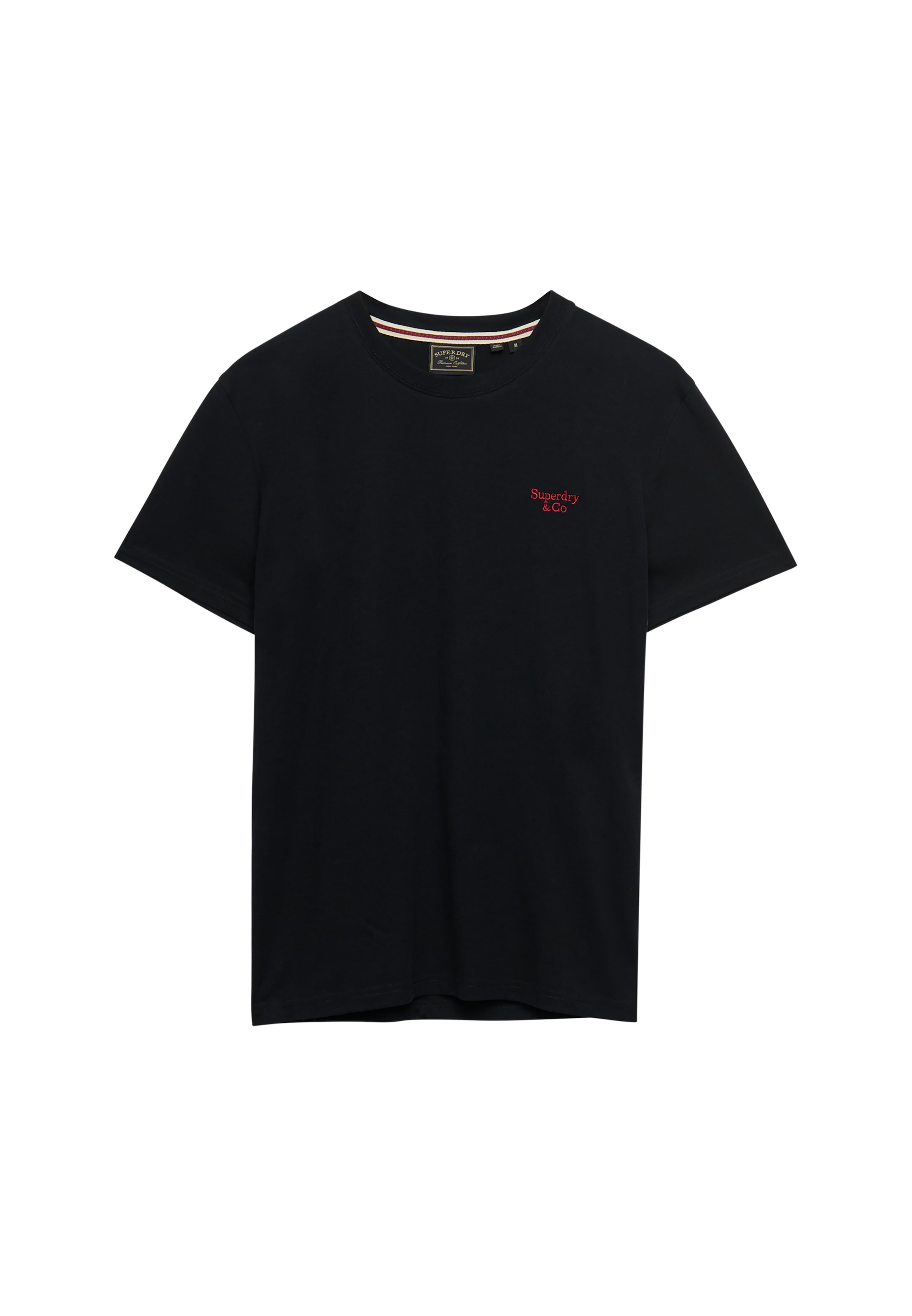 Superdry & Co - Camisa 'Essential Serif' em preto: frente