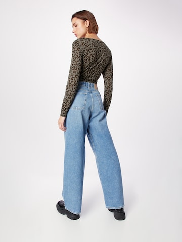 Wide leg Jeans 'Tokyo' de la JJXX pe albastru