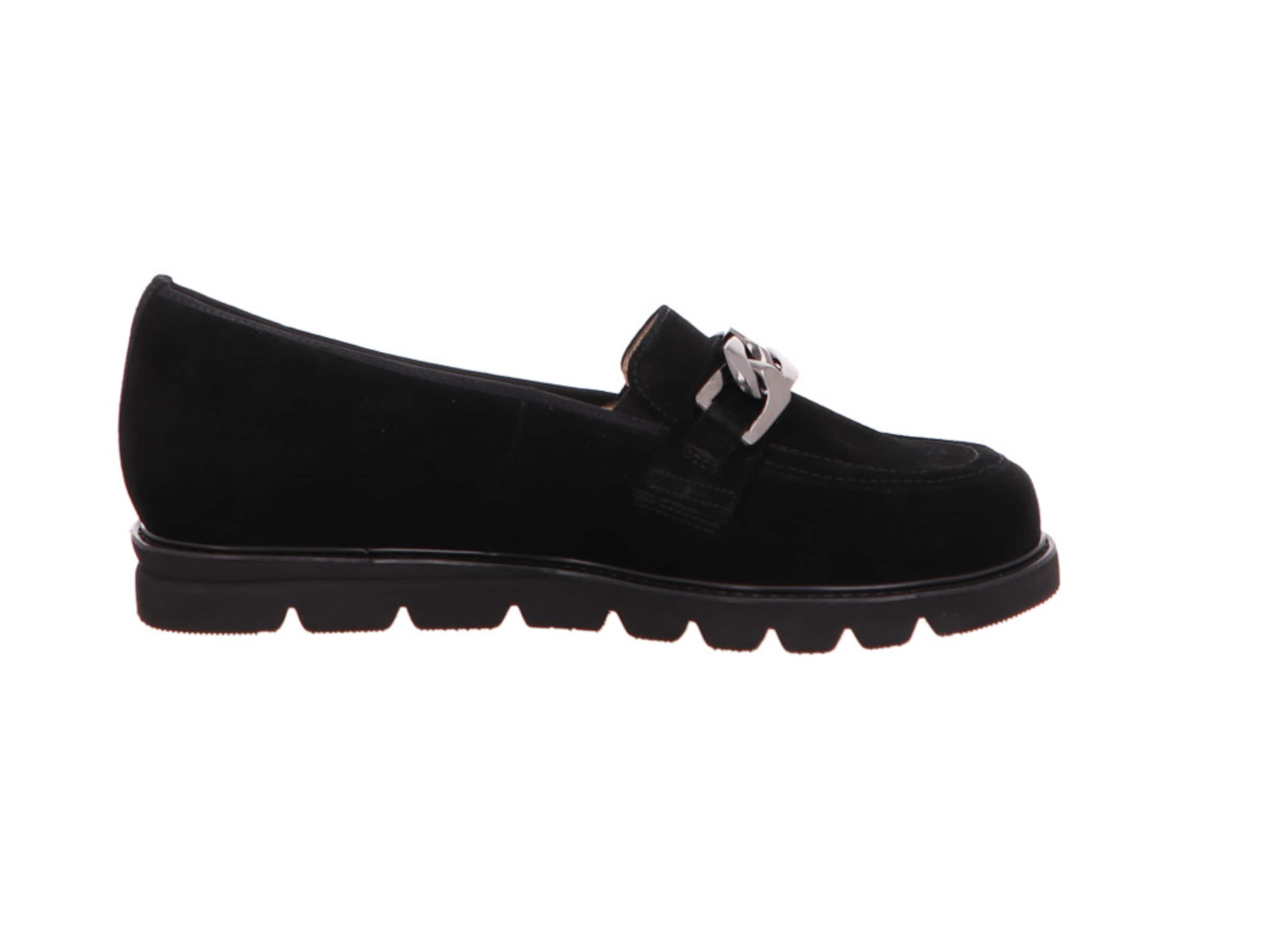 HASSIA Classic Flats in Black: front