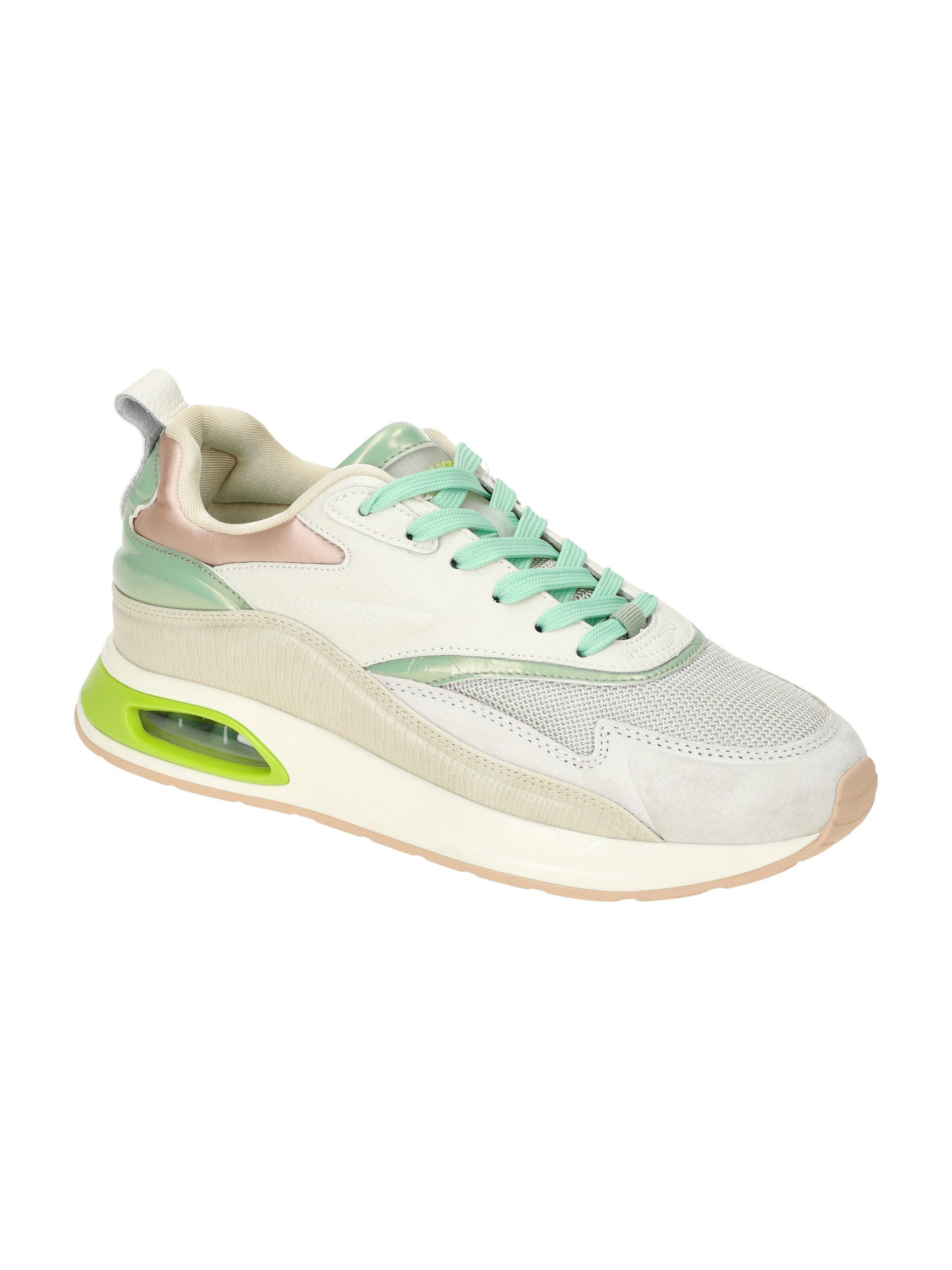HOFF Lace-Up Shoes 'Hoff Pantheon Schuhe Damen Sneakers grau türkis 12406004' in Grey: front