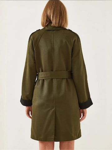 Manteau mi-saison Bianco Lucci en vert