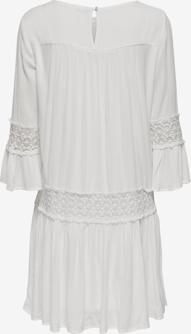 Robe 'Tyra' ONLY en blanc