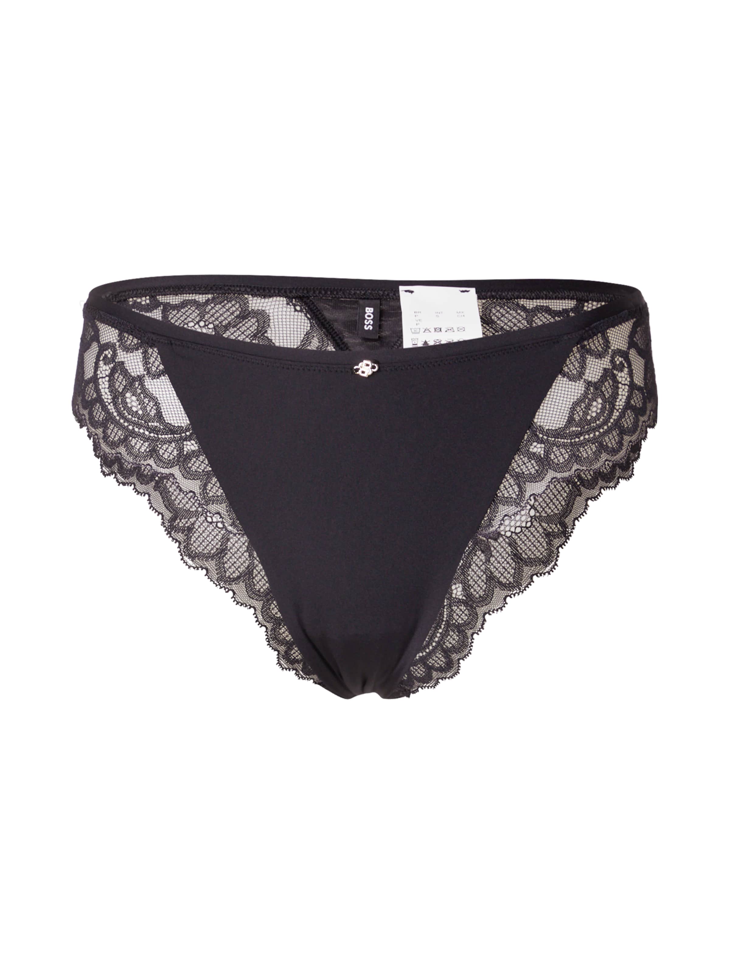 BOSS Трусы-слипы 'BLOSSOM' в Черный: спереди