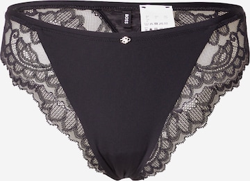 juoda BOSS Moteriškos kelnaitės 'BLOSSOM': priekis