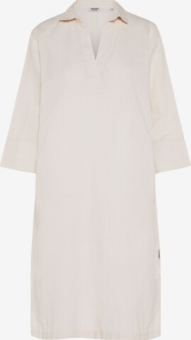 SENSES.THE LABEL Shirt Dress in Beige: front