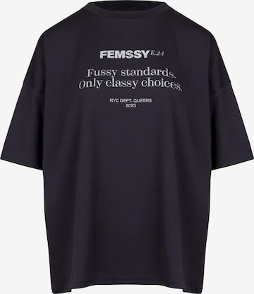 T-shirt FEMSSY en gris : devant