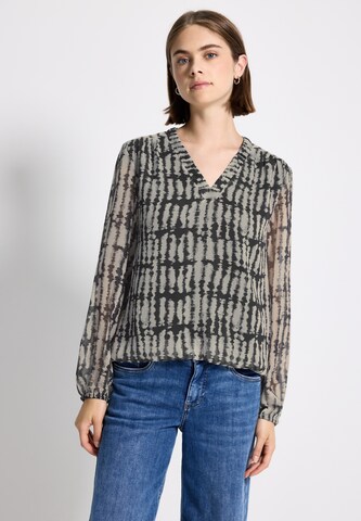 Street One Studio Blouse in Grey: front