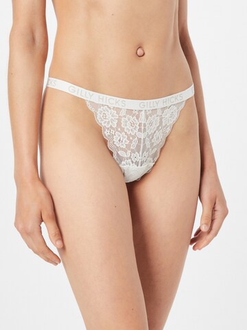 Gilly Hicks Thong in Blue: front