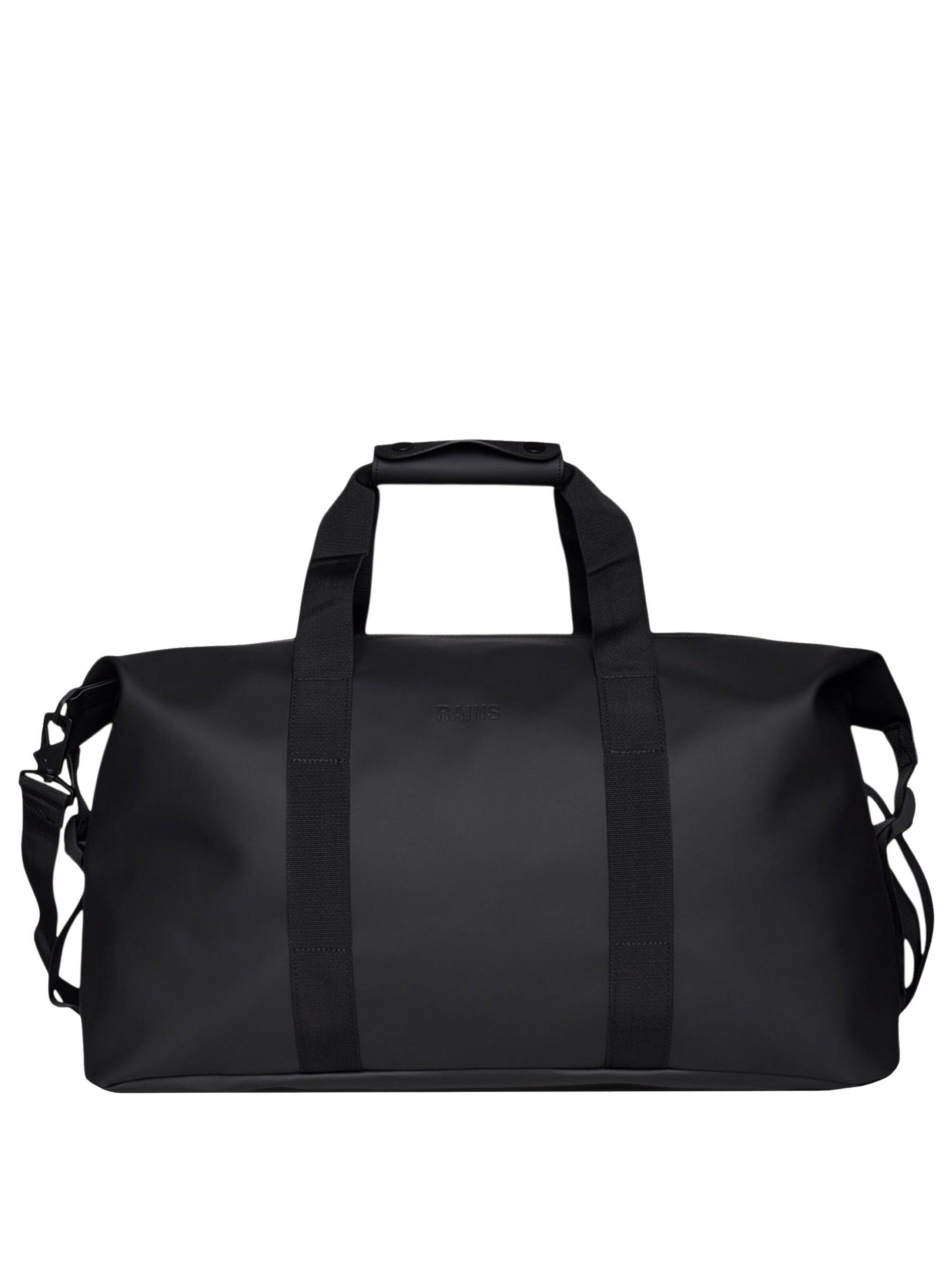 RAINS Travel Bag 'Hilo' in Black: front