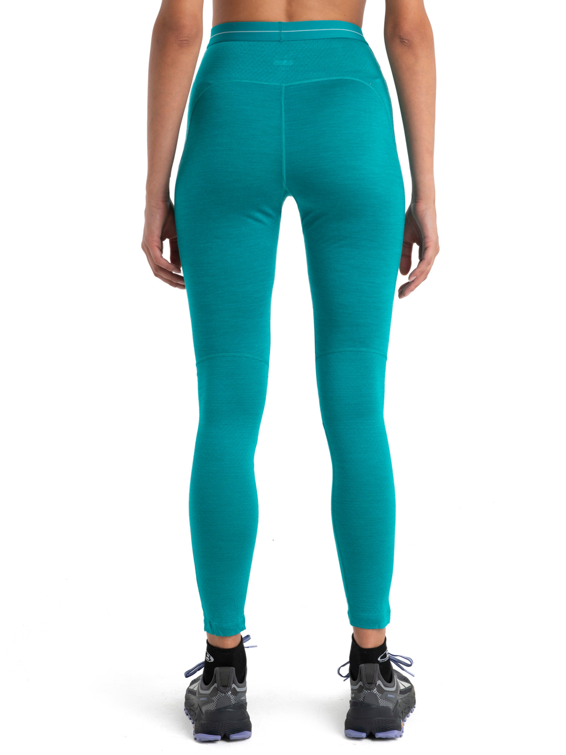 ICEBREAKERSkinny Sportske hlače '125ZoneKnit' - zelena boja