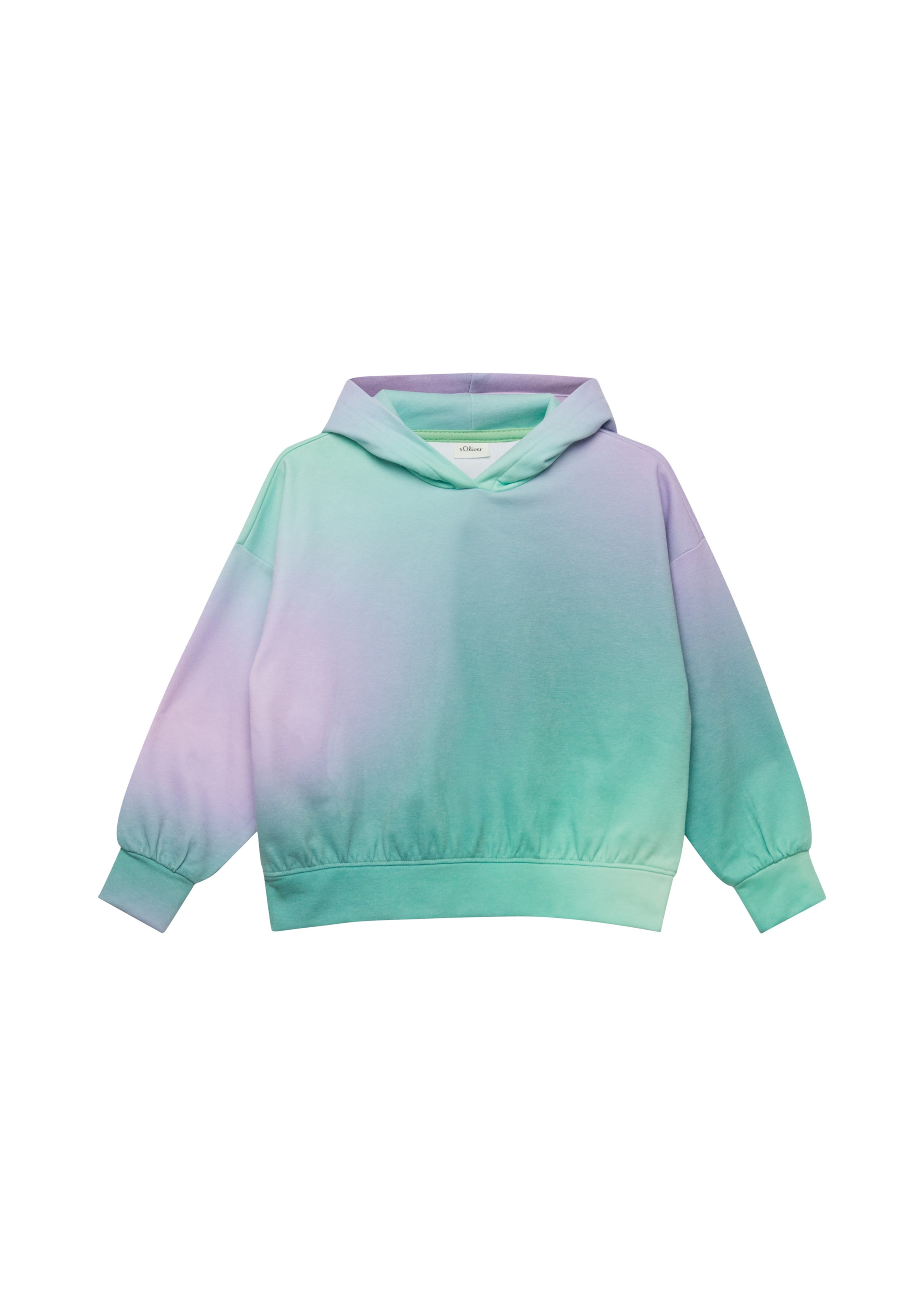 s.Oliver Sweatshirt in Groen: voorkant