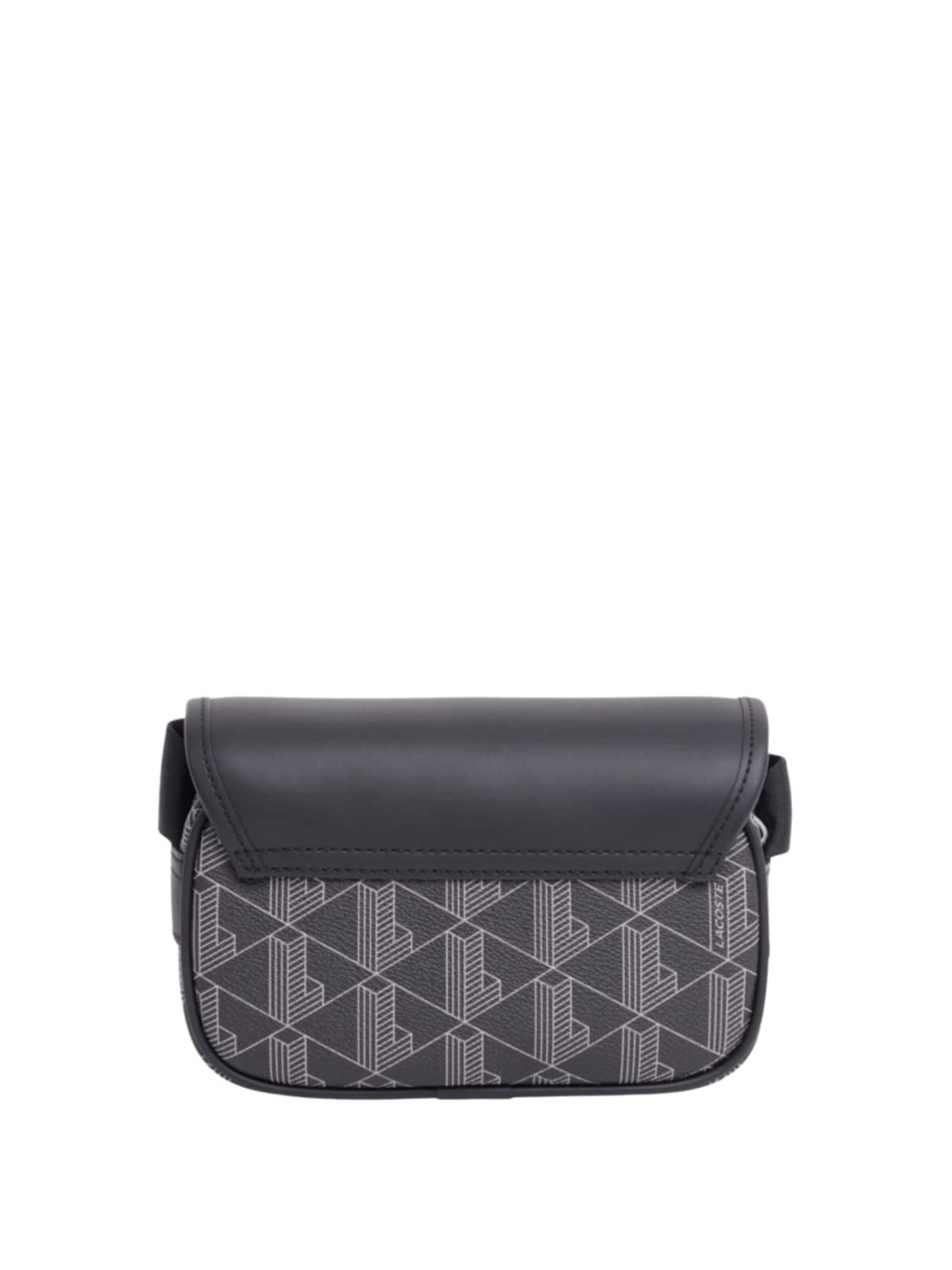 Borsa a mano 'Lacoste Sacoche messenger à Rabat The Blend Noir Gris' di LACOSTE in nero