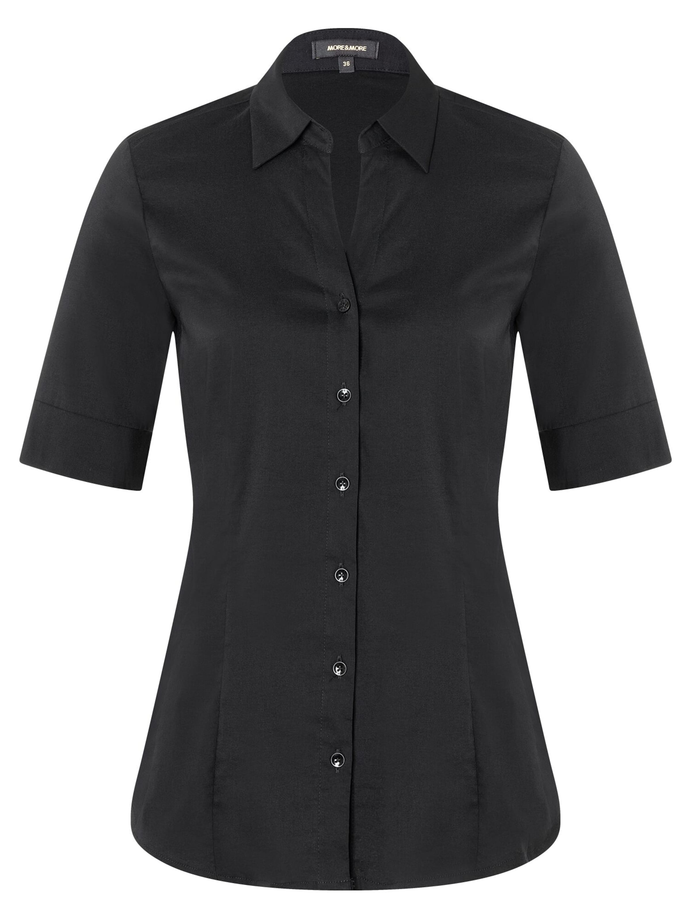 melns MORE &amp; MORE Blūze: no priekšpuses