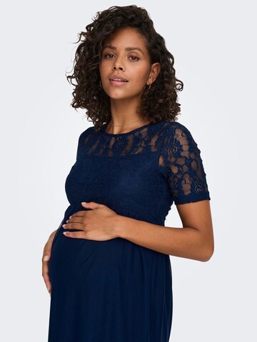 Only Maternity Kleid in Blau