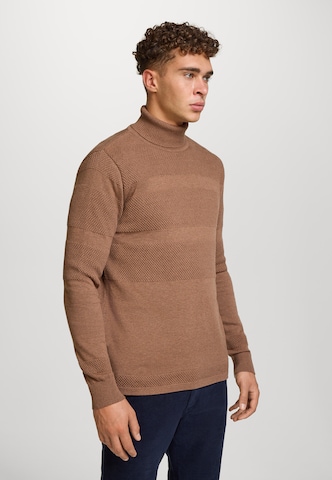 Kronstadt Sweater 'Fisker' in Brown