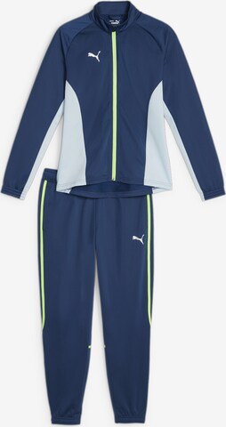 PUMA Trainingspak in Blauw: voorkant