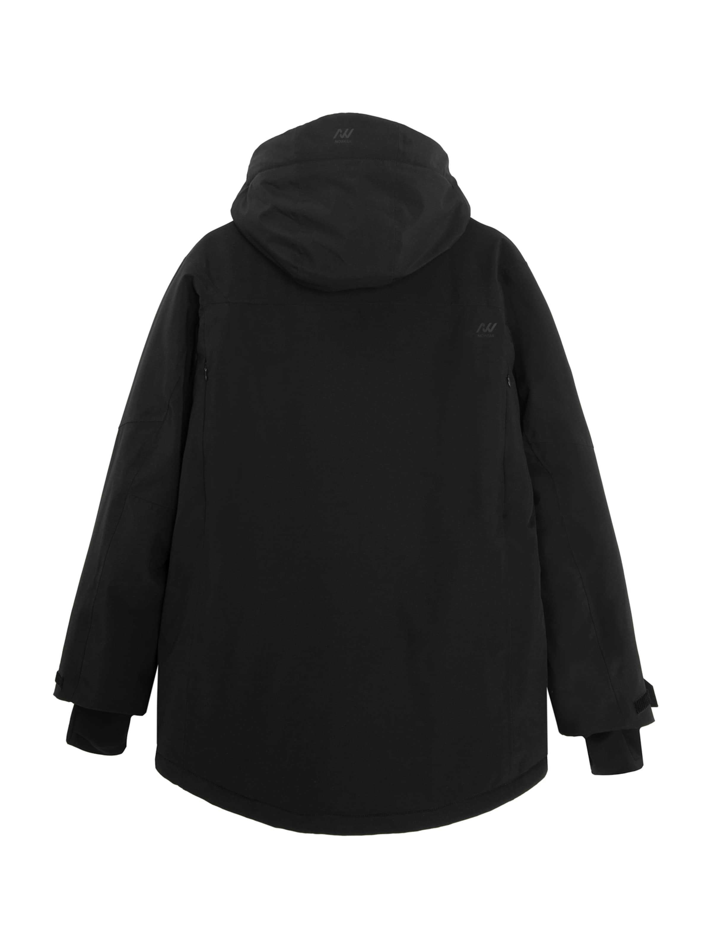 NoWear Спортивная куртка в Черный: сзади