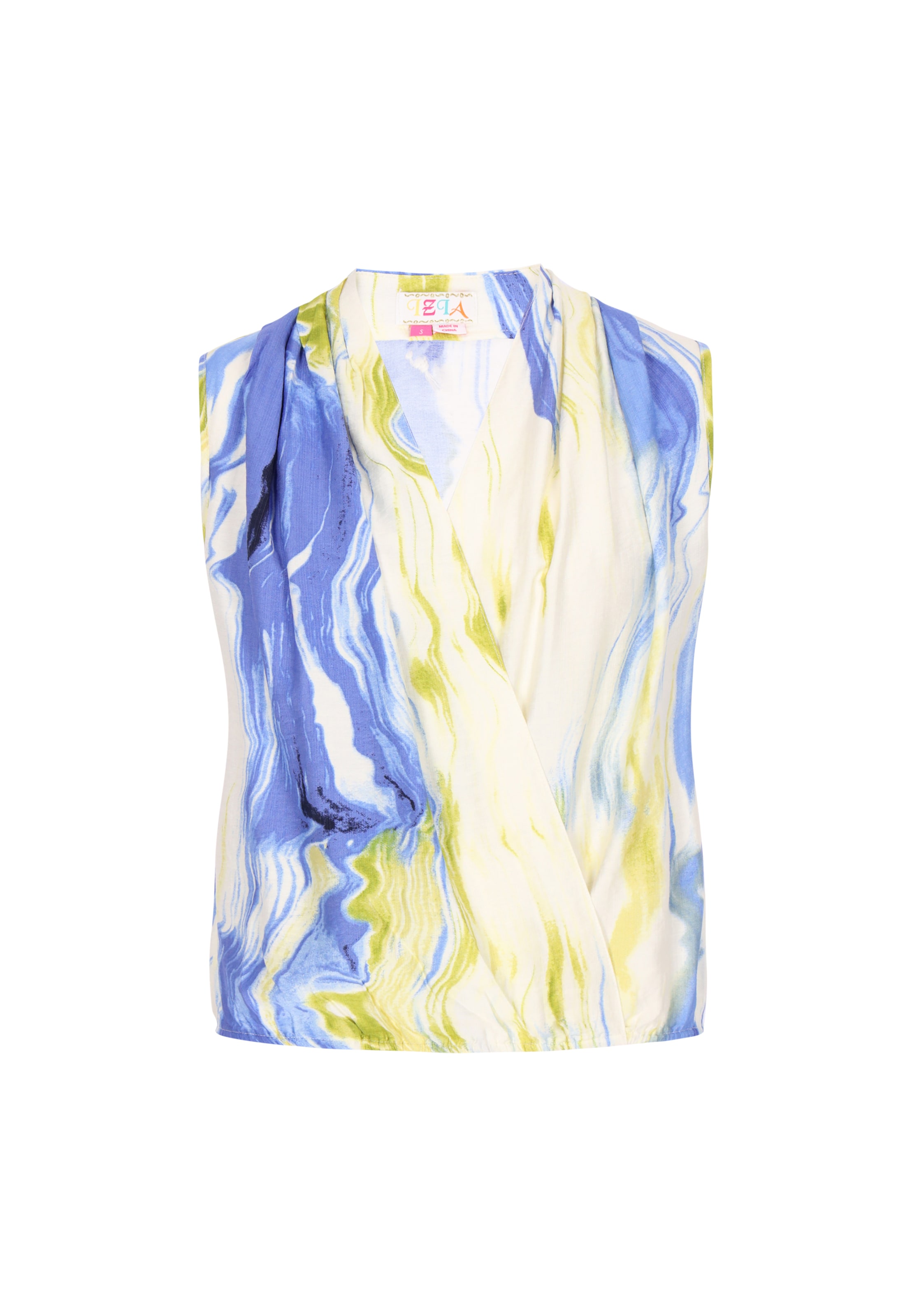 Chemisier 'Festival' IZIA en bleu : devant