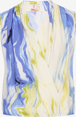 Chemisier 'Festival' IZIA en bleu : devant