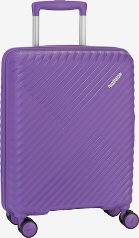 American Tourister Cart 'Diablast Spinner 55/20' in Purple: front