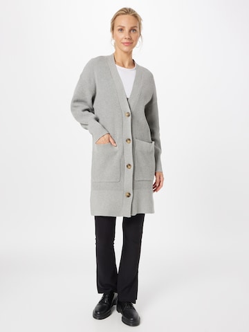 EDC BY ESPRIT Knitted coat 'SUS' in Grey: front