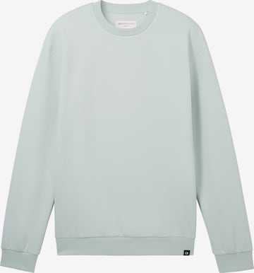 TOM TAILOR DENIM Sweatshirt i grön: framsida