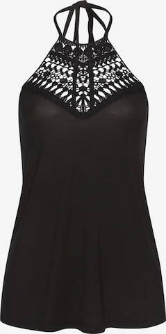 LASCANA Top in Zwart: voorkant