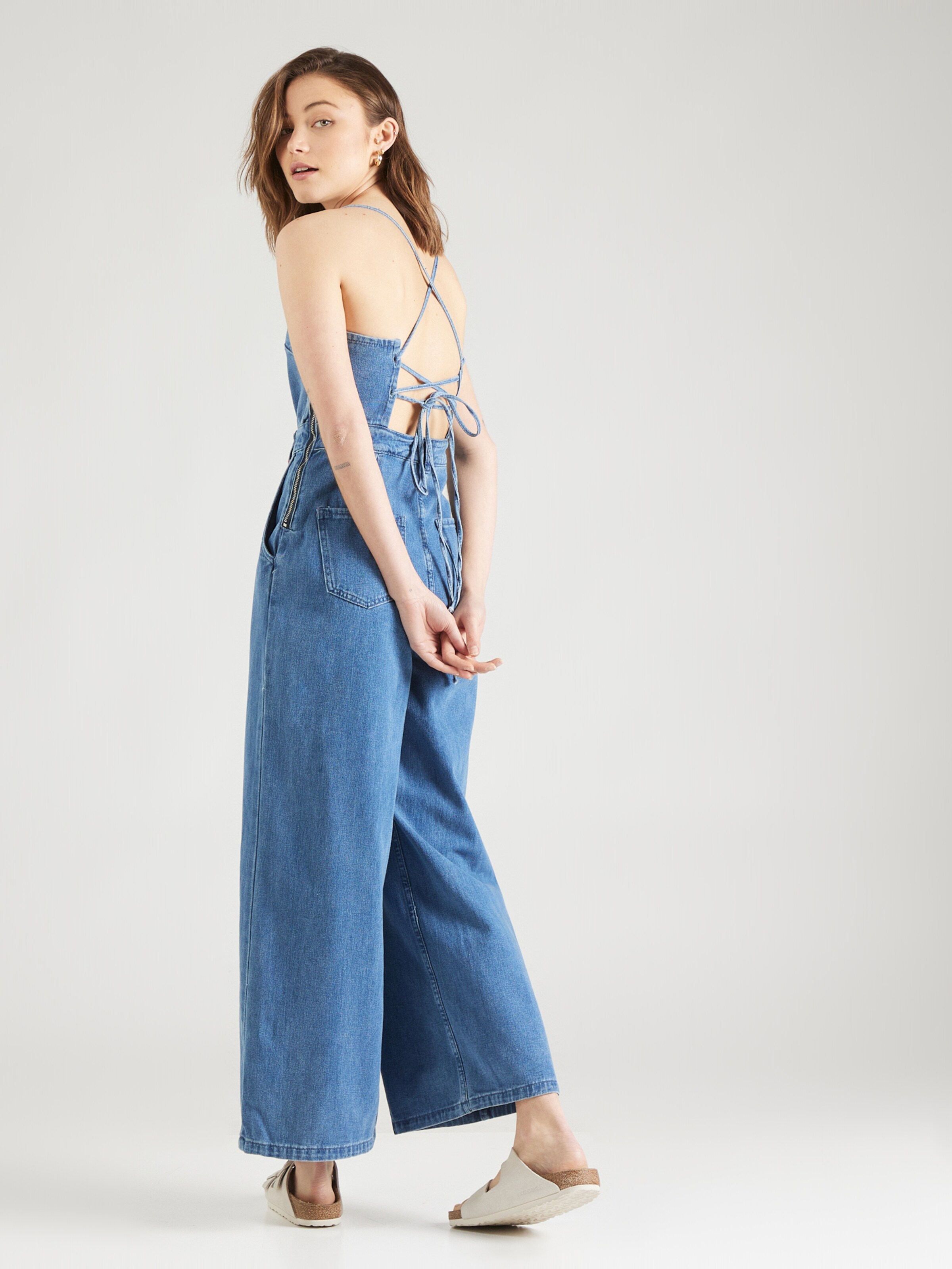 Combinaison bleu denim XS