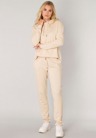BASE LEVEL Regular Pajama Pants in Beige