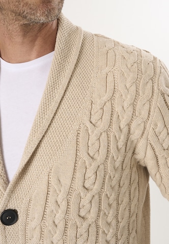 Felix Hardy Gebreid vest in Beige