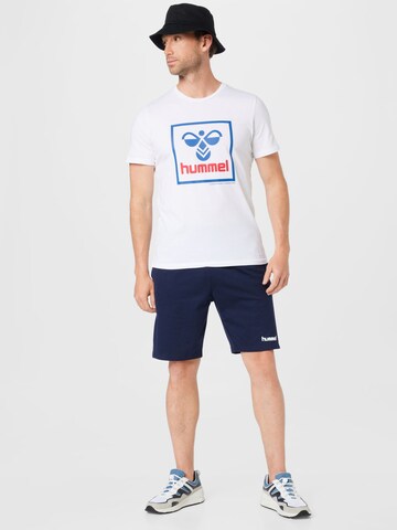 Regular Pantalon de sport Hummel en bleu