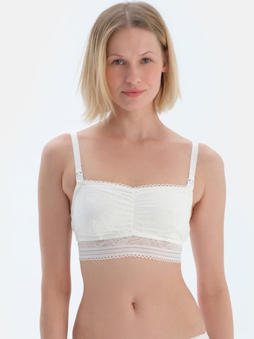 Dagi Bustier BH i hvid: forside