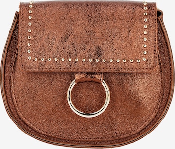 faina Чанта с презрамки в кафяво: отпред