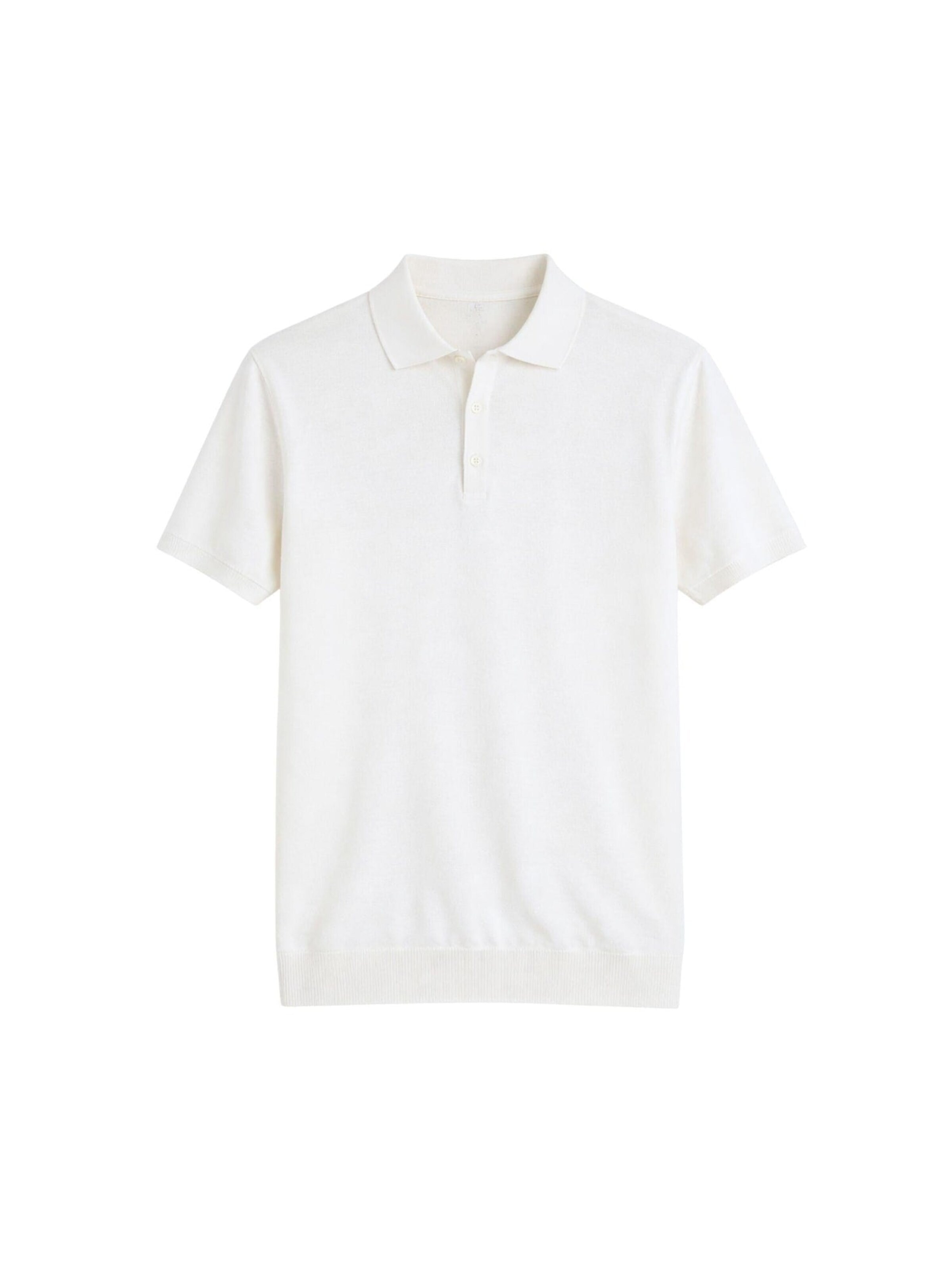 Daniele Fiesoli T-shirt 'Cotton Crepe Polo Shirt' i vit: framsida