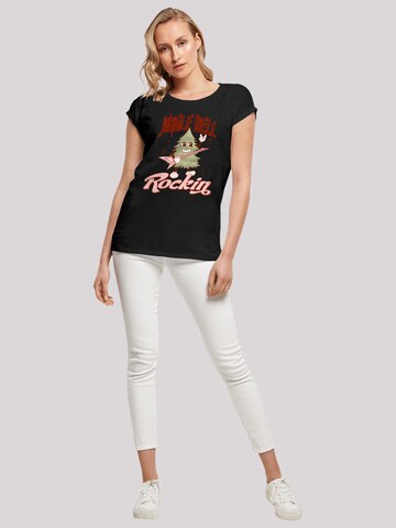 T-shirt 'Jingle Bell Rocking Christmas Tree' F4NT4STIC en noir