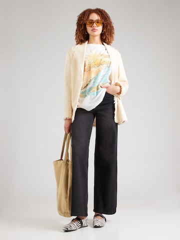 Tricou supradimensional 'WHERE THE SUN C' de la BILLABONG pe roz