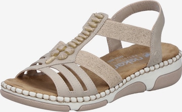 smėlio Rieker Sandalai: priekis