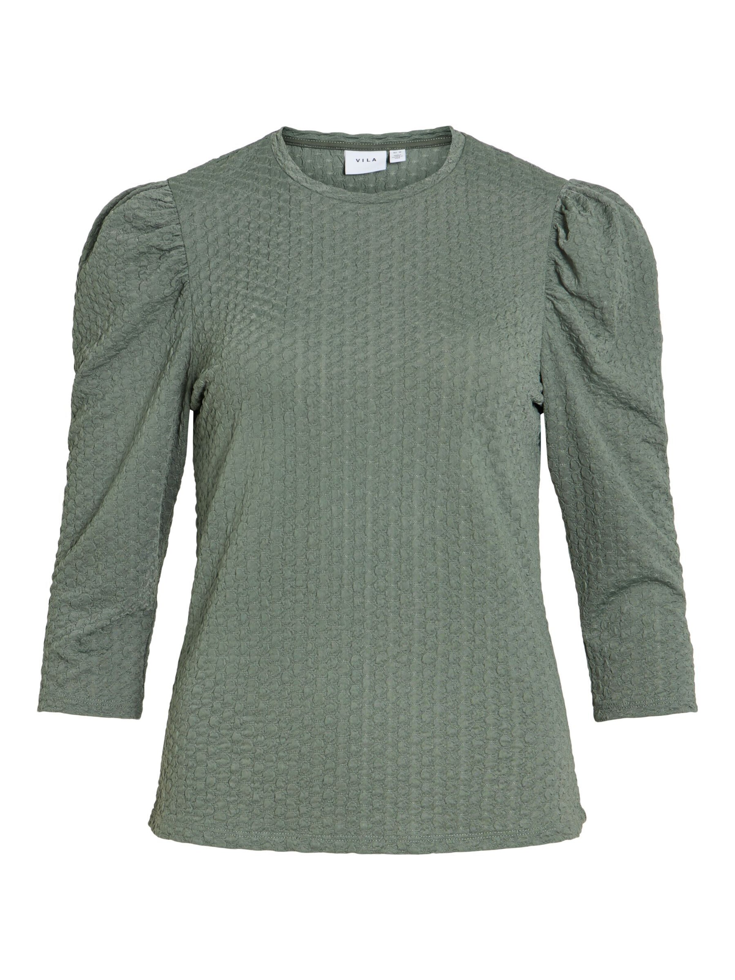 VILA Shirt 'VIAnine' in Green: front