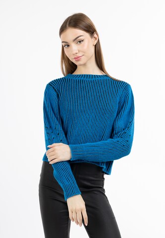 myMo at night Pullover in Blau: predná strana