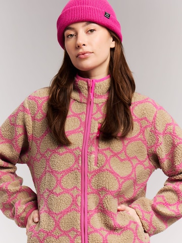 PROTEST Fleece jas 'PRTWiba' in Lila