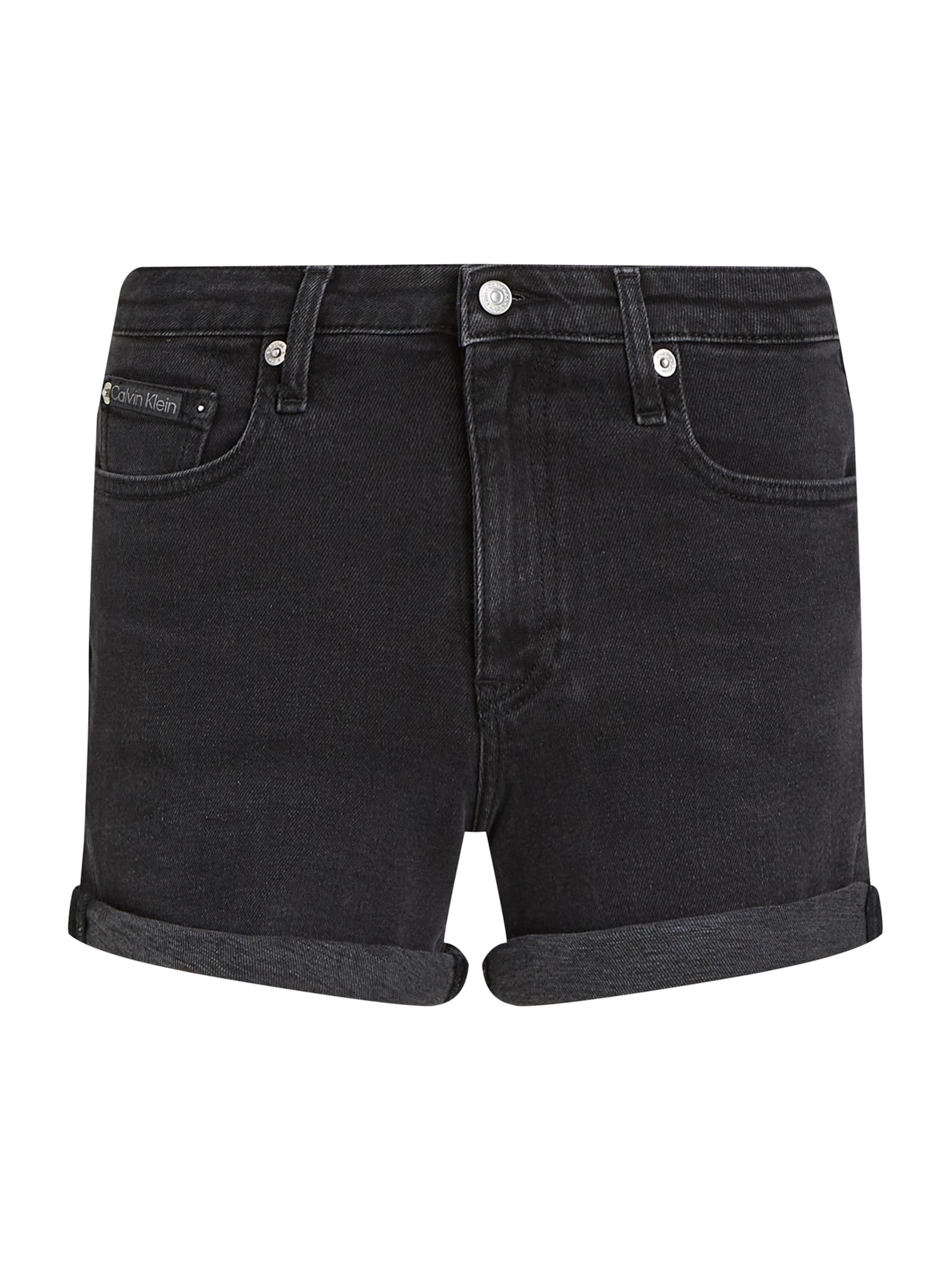 Calvin Klein Jeans Normalny krój Jeansy w kolorze czarny: przód